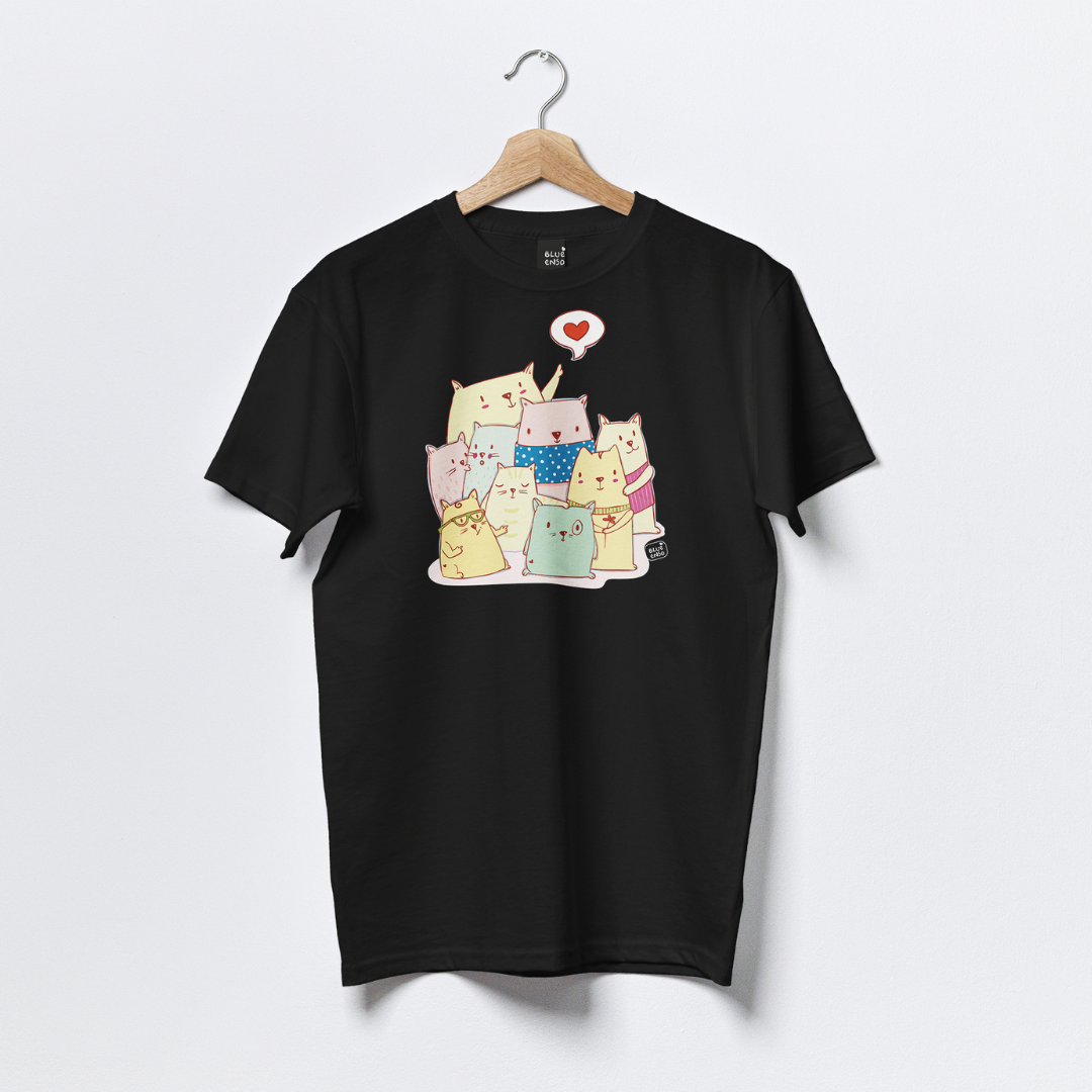 Cats Love - Adult Tee