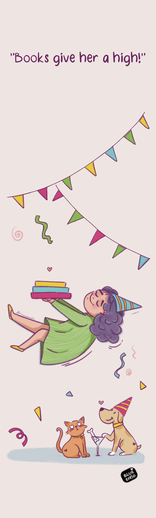 Books Give Her A High