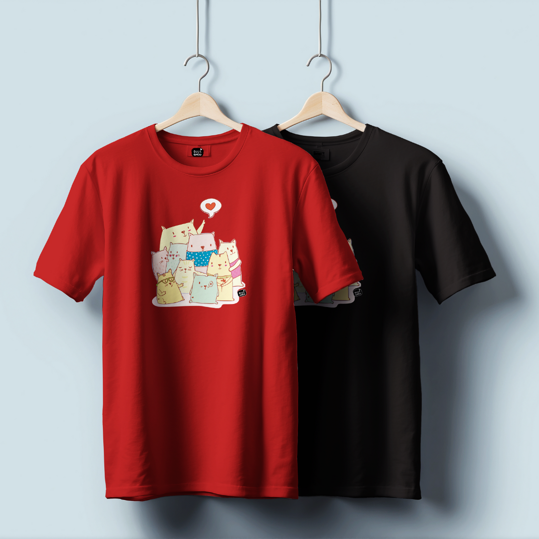 Cats Love - Adult Tee