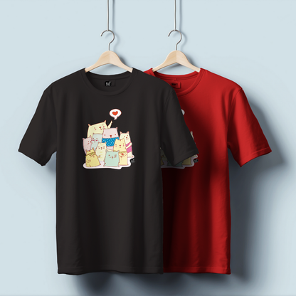 Cats Love - Adult Tee
