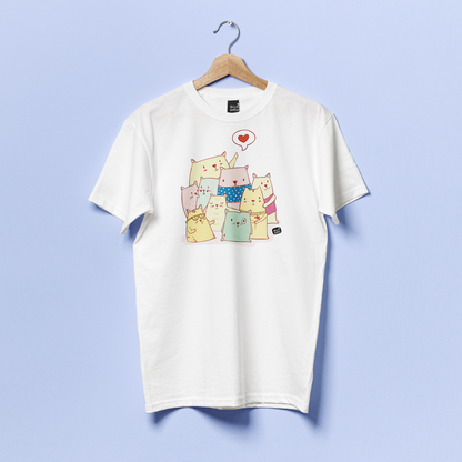 Cats Love - Adult Tee