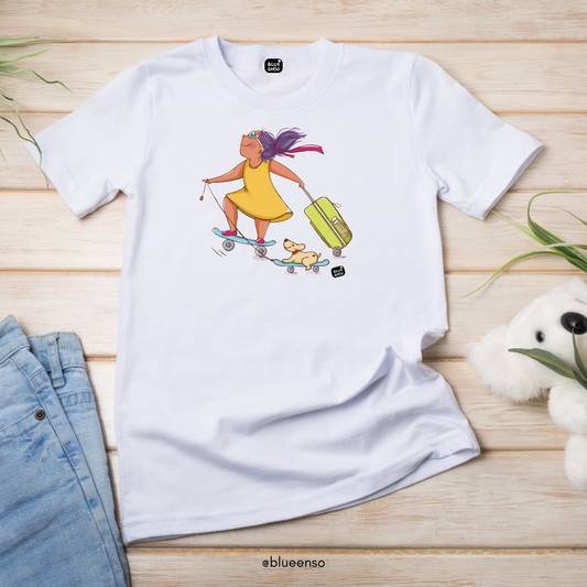 Travel Around the World - Kids Tee